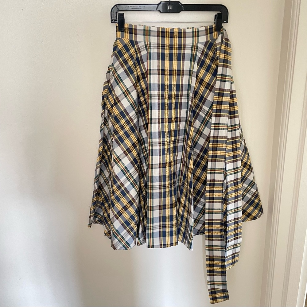 NWOT Uniqlo x JW Anderson collab Plaid A-Line Skirt